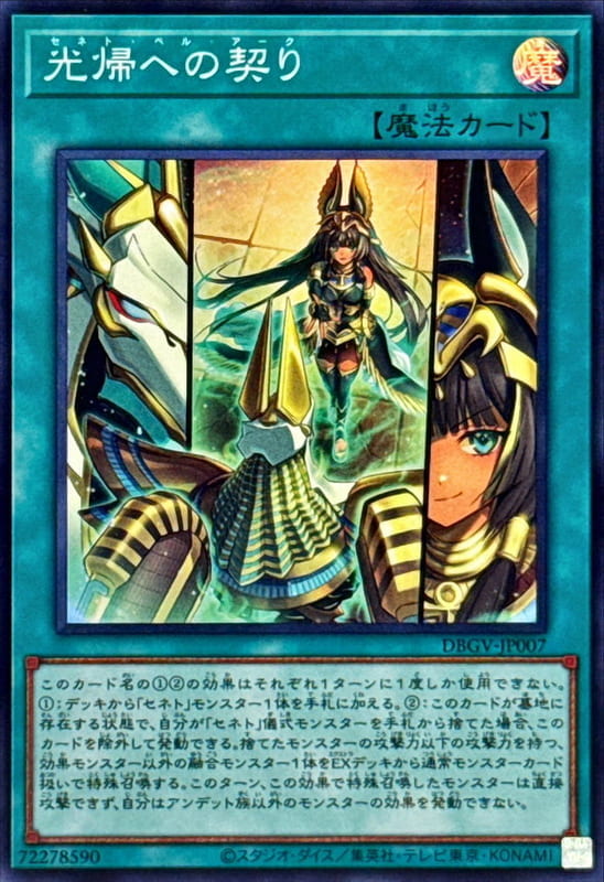 DBGV-JP007 塞尼特 光歸契約 (亮面)